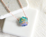 Load image into Gallery viewer, Mermaid Shell Necklace with Gold Leaf

