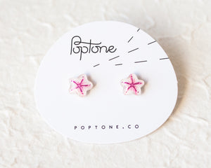 Petite Fleurs: Japanese Cherry Blossom Stud Earrings