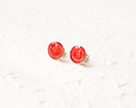 Load image into Gallery viewer, Red Blood Cell Stud Earrings / Nurse Doctor Gift
