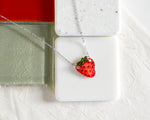 Load image into Gallery viewer, Strawberry Pendant Necklace
