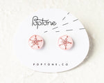 Load image into Gallery viewer, Sand Dollar Stud Earrings
