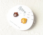 Load image into Gallery viewer, Aspen Leaf and Acorn Stud Earrings
