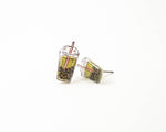 Load image into Gallery viewer, Bubble Tea Stud Earrings
