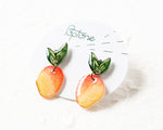 Load image into Gallery viewer, Mango Fruit Drop Earrings
