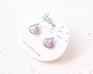 Garlic Bulb Stud Earrings