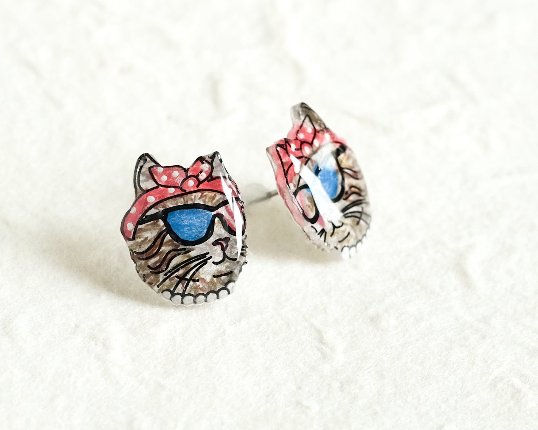 Childless Cat Lady Earrings | Support Kamala Harris for President Feminist Earrings