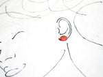 Load image into Gallery viewer, Mismatched Tomato &amp; Bowtie Pasta Stud Earrings
