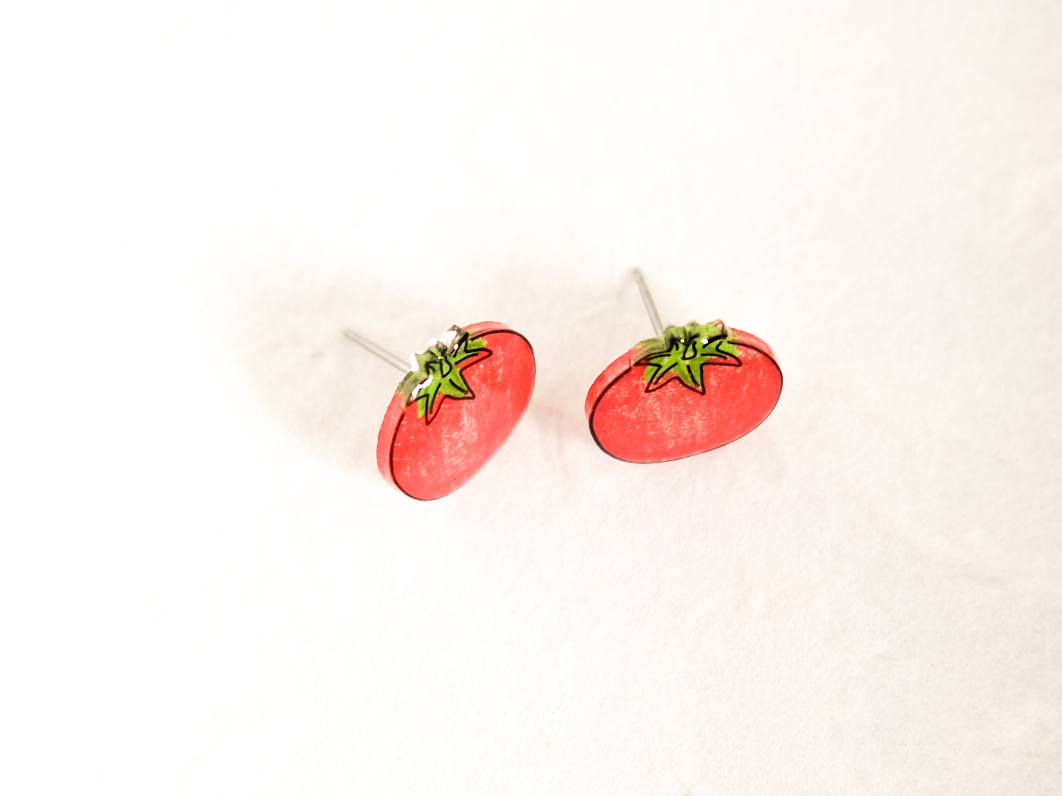 Tomato Summer Vegetable Stud Earrings | gardener gift