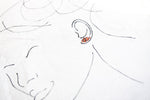 Load image into Gallery viewer, Clownfish Orange Ocean Stud Earrings
