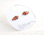 Load image into Gallery viewer, Clownfish Orange Ocean Stud Earrings
