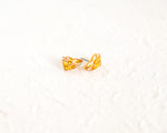 Load image into Gallery viewer, Yellow Cheese Wedge Handmade Cheesy Wisconsin Earrings
