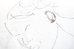Load image into Gallery viewer, Cute Salted Pretzel Snack Food Stud Earrings

