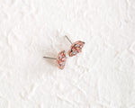 Load image into Gallery viewer, Cute Salted Pretzel Snack Food Stud Earrings
