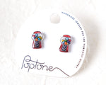 Load image into Gallery viewer, Retro Candy Gumball Machine Stud Earrings
