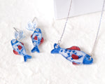 Load image into Gallery viewer, Handmade Mediterranean Coastal Sardine Fish Necklace
