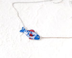 Load image into Gallery viewer, Handmade Mediterranean Coastal Sardine Fish Necklace
