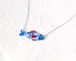 Load image into Gallery viewer, Handmade Mediterranean Coastal Sardine Fish Necklace
