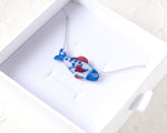 Load image into Gallery viewer, Handmade Mediterranean Coastal Sardine Fish Necklace
