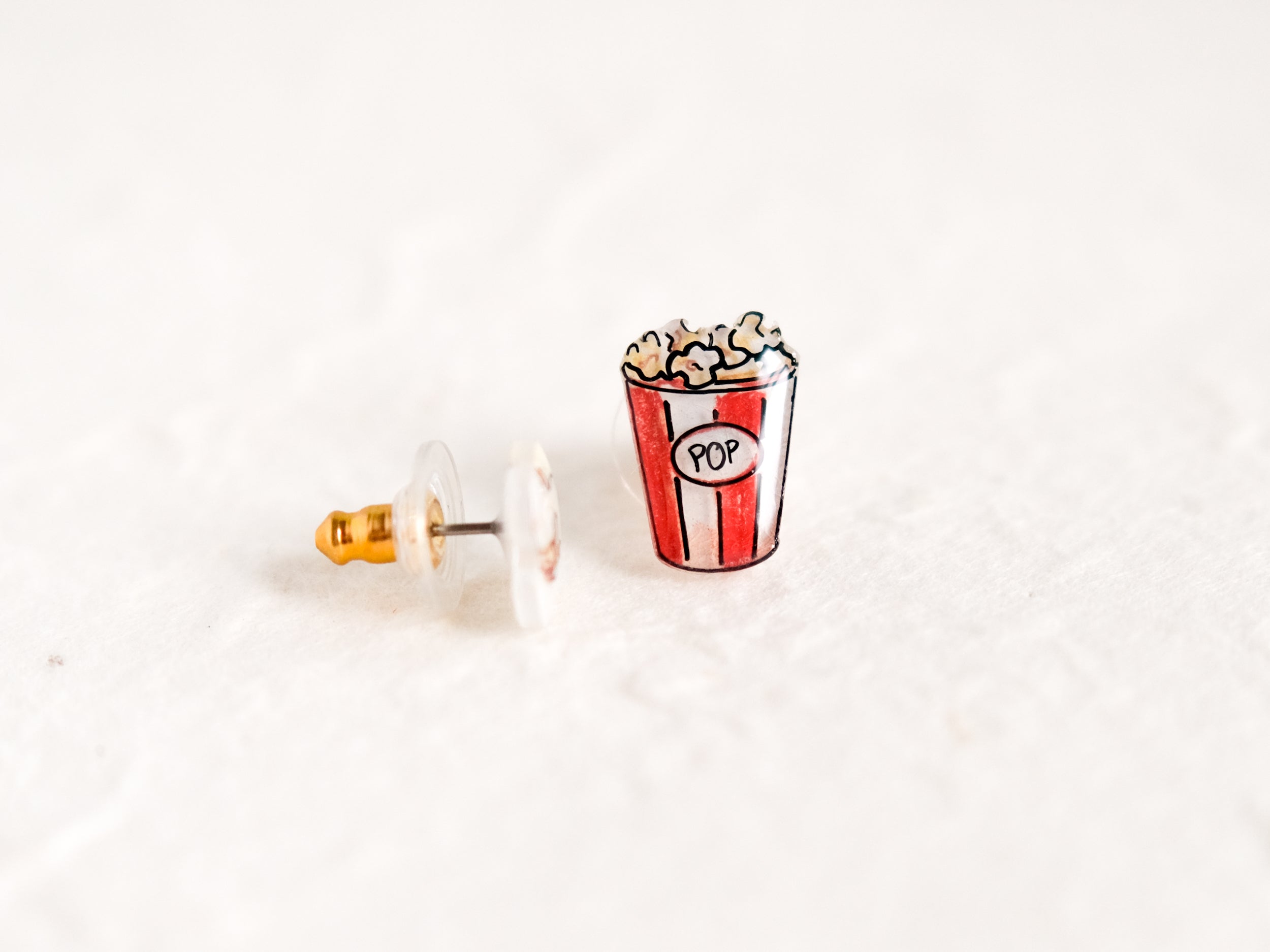 Popcorn Earrings | Oscar Movie Night Earrings