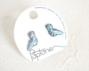 Mermaid Tail Earrings | little ocean fantasy earrings