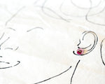 Load image into Gallery viewer, Pink Pansy Cottagecore Stud Earrings
