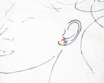 Load image into Gallery viewer, Beach Ball Colorful Summer Stud Earrings
