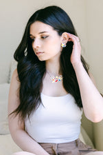 Load image into Gallery viewer, ISABELLA : Vintage-Inspired modern resin butterfly statement earrings
