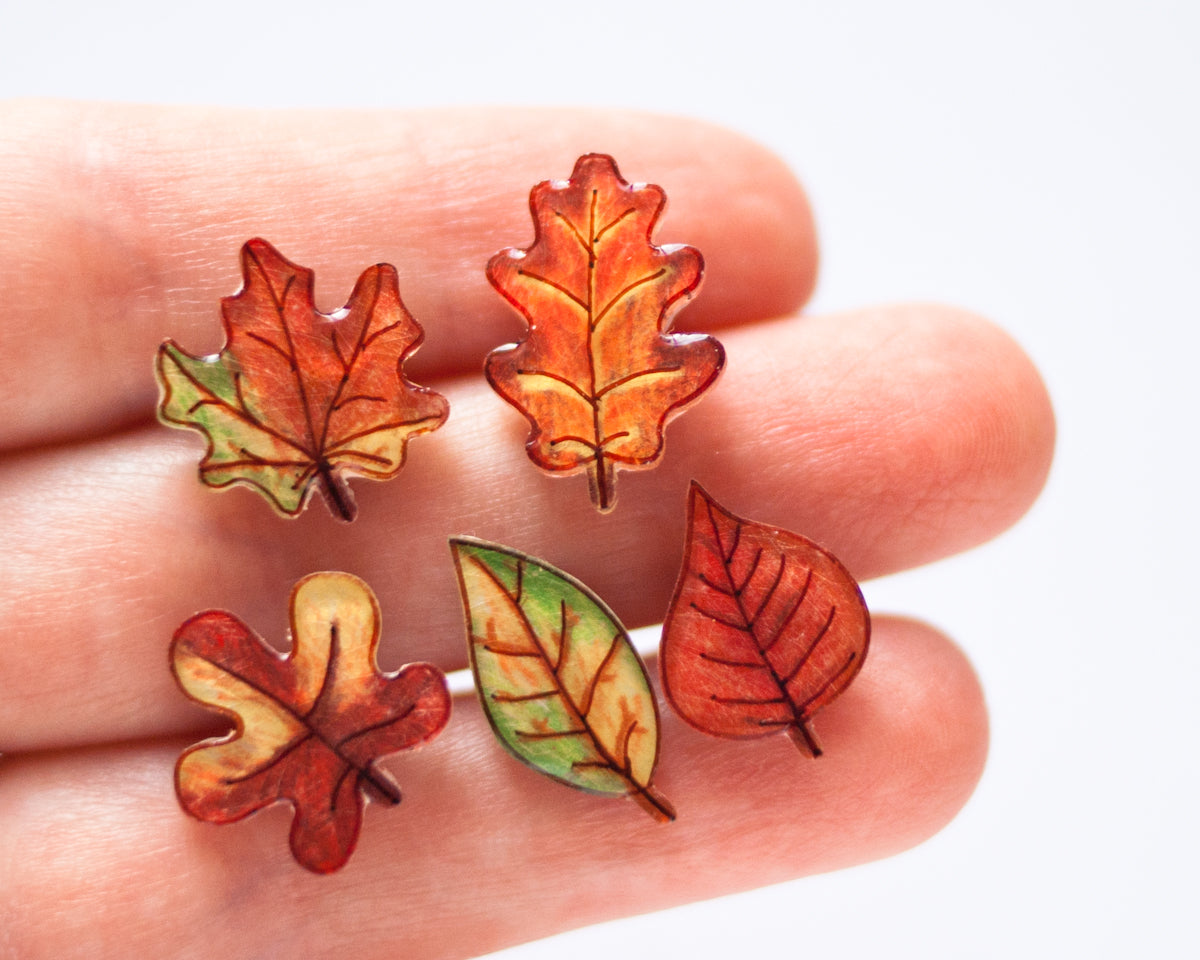 Mix and Match Autumn Leaf Earring Set
