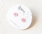 Load image into Gallery viewer, Petite Fleurs: Japanese Cherry Blossom Stud Earrings
