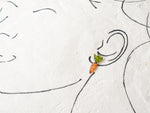 Load image into Gallery viewer, Carrot Vegetable Stud Earrings
