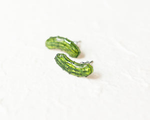 Dill Pickle Stud Earrings