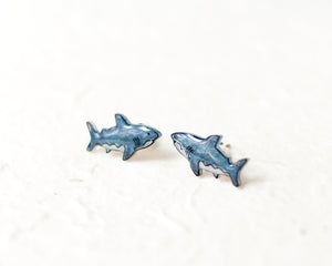 Cute Shark Stud Earrings