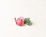 Load image into Gallery viewer, Houseplant + Watering Can Garden Stud Earrings
