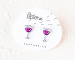 Load image into Gallery viewer, Wine Glass Earrings
