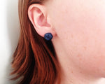 Load image into Gallery viewer, Yarn ball Stud Earrings
