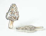 Load image into Gallery viewer, Morel Mushroom Stud Earrings
