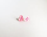 Load image into Gallery viewer, French Candy Valentine Heart Stud Earrings - ooh la la + amour
