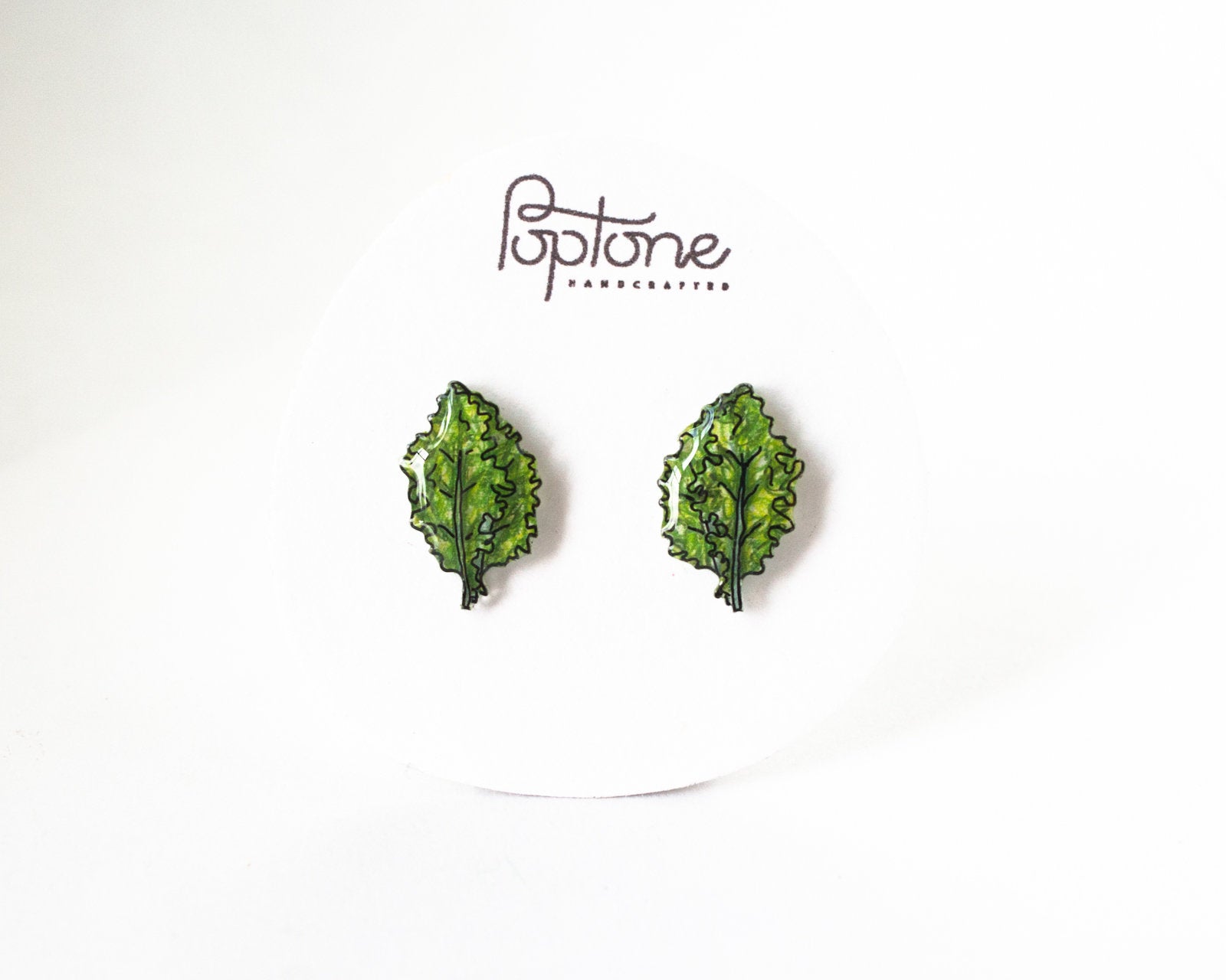 Kale Stud Earrings