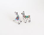 Load image into Gallery viewer, Peruvian Llama Stud Earrings
