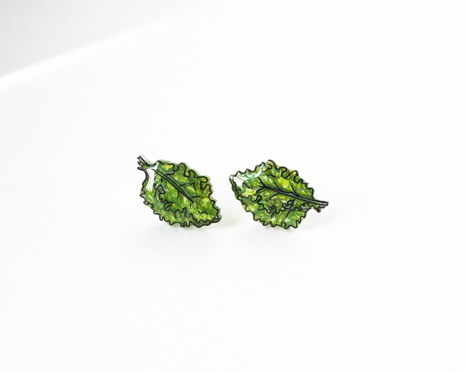Kale Stud Earrings