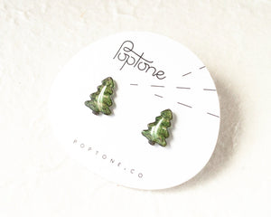 Pine Tree Stud Earrings