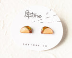 Load image into Gallery viewer, Taco Stud Earrings
