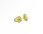 Load image into Gallery viewer, Avocado Stud Earrings
