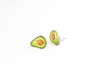 Avocado Stud Earrings