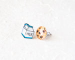 Load image into Gallery viewer, Milk and Cookies Stud Earrings
