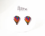 Load image into Gallery viewer, Hot Air Balloon Stud Earrings
