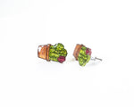 Load image into Gallery viewer, Potted Flowering Cactus Stud Earrings
