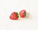 Load image into Gallery viewer, Strawberry Stud Earrings
