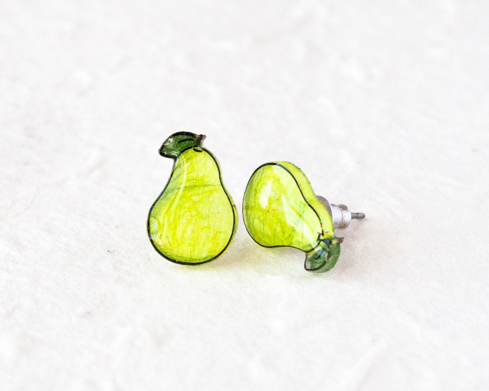 Details more than 176 pear fruit earrings super hot