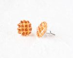 Load image into Gallery viewer, Waffle Stud Earrings
